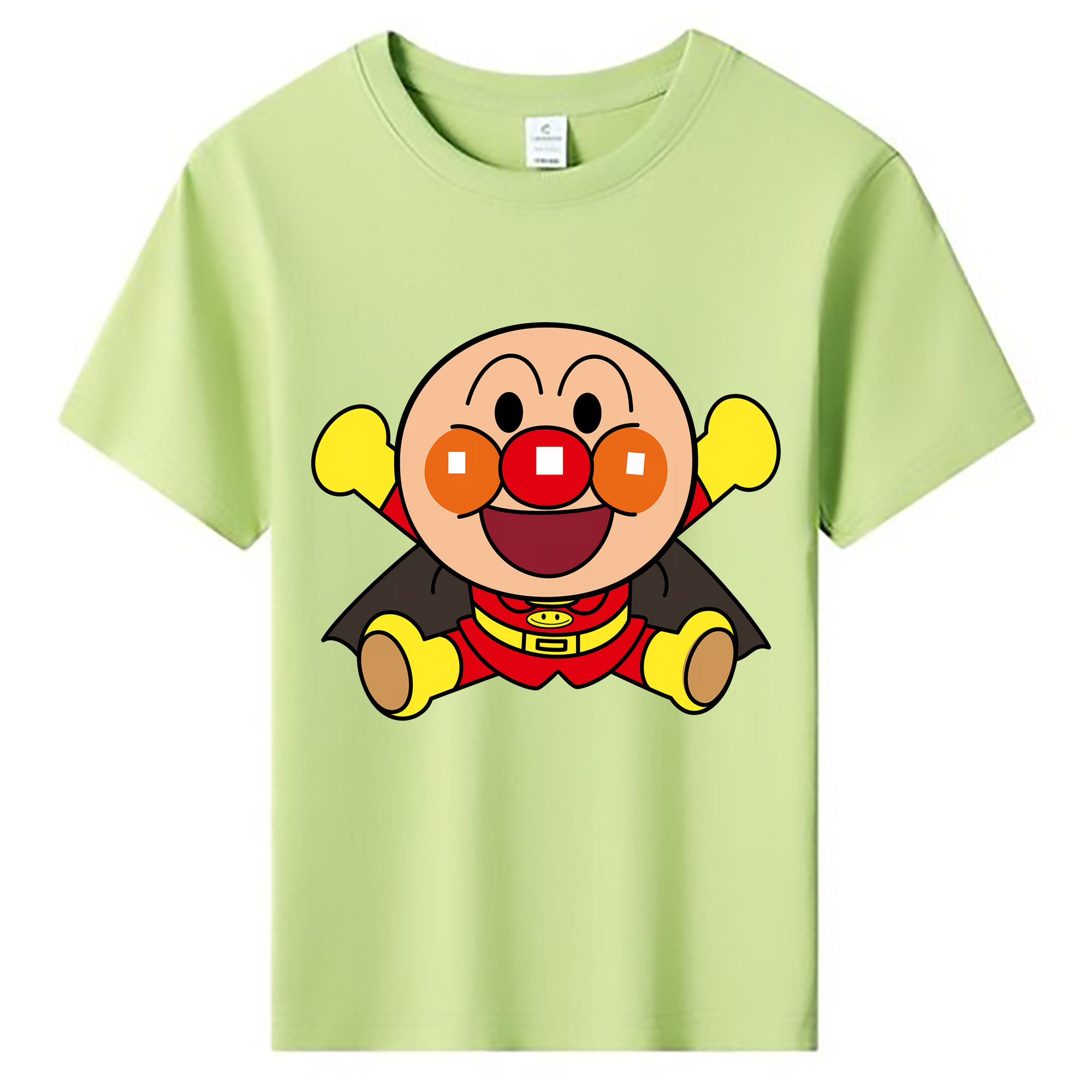 （画像用） アンパンマン Anpanman 綿100％キッズTシャツ（フロントプリント）